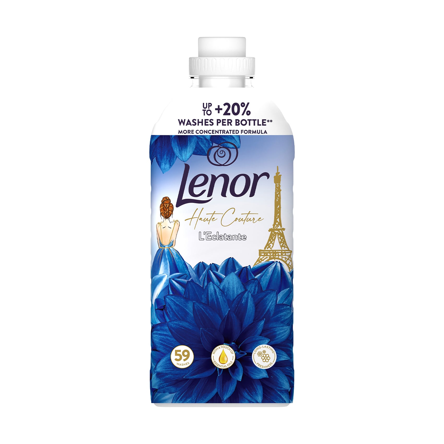 Уцінка! Кондиціонер для білизни Lenor L'Eclatante, 59 циклів прання, 1.239 л